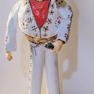 White and Red Decorative Figurine